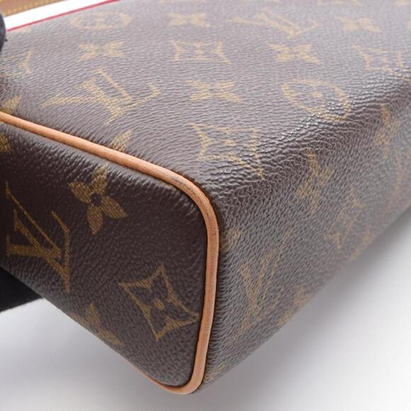 LOUIS VUITTON Brown Monogram Leather Bag - Picture 6 of 10